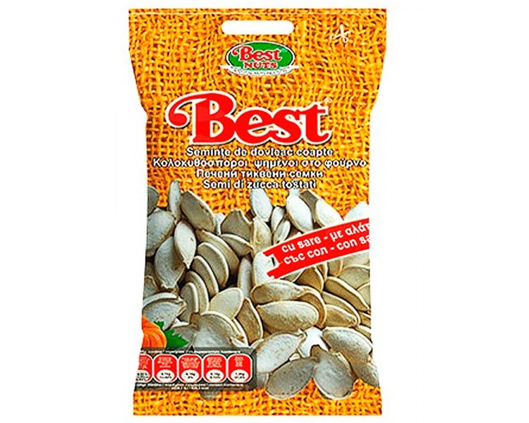 BEST PIPAS CALABAZA SALADAS 100G/16