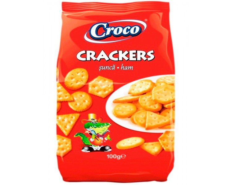 CROCO CRACKERS SUNCA 100G/12