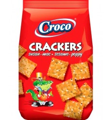 CROCO CRACKERS SESAMO + POPPY 100G/12