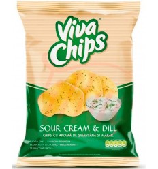 Viva Chips Smantana-Marar 100G