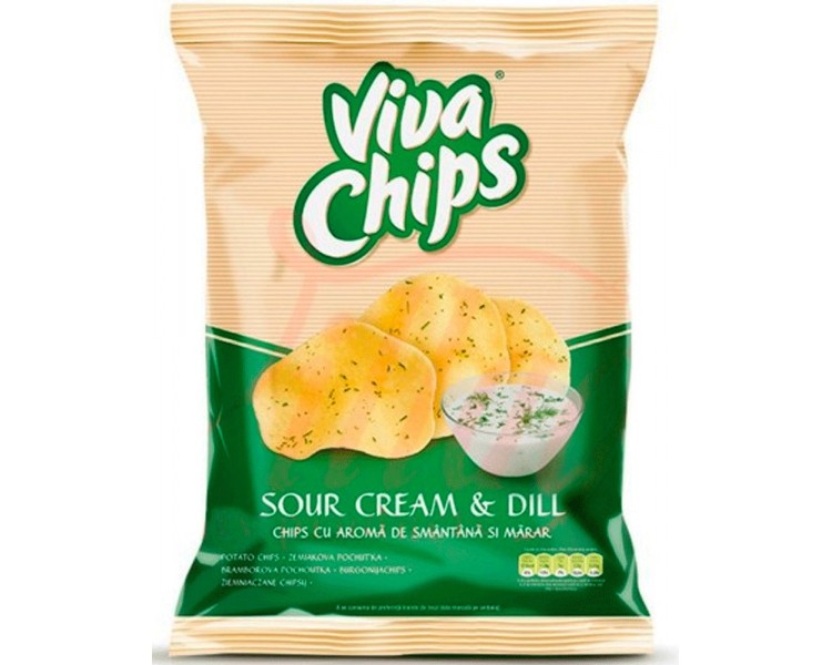 Viva Chips Smantana-Marar 100G