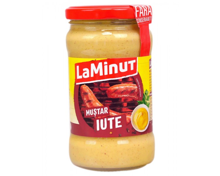 LA MINUT MOSTAZA PICANTE 300G/6