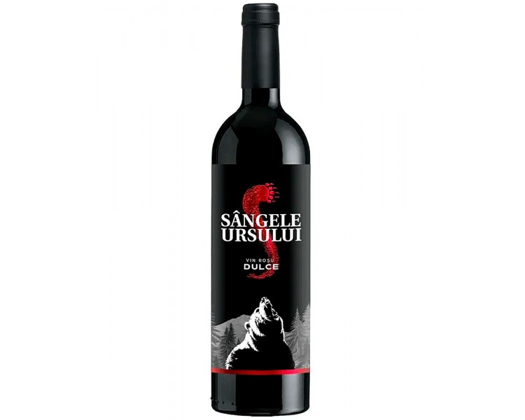 Sangele Ursului Rosu Demidulce 0.75L
