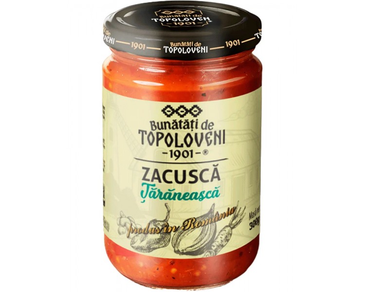 TOPOLOVENI ZACUSCA TARANEASCA 300G/12
