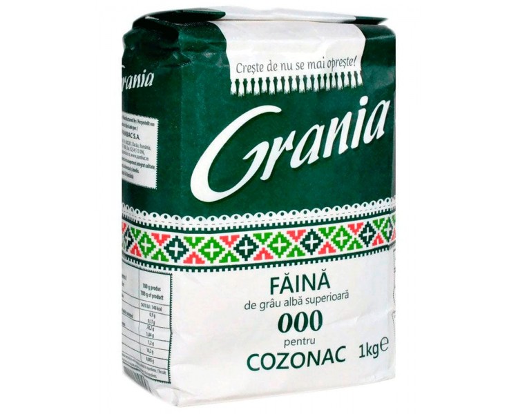 PAMBAC GRANIA HARINA TRIGO BIZCOCHO 000 1KG/10
