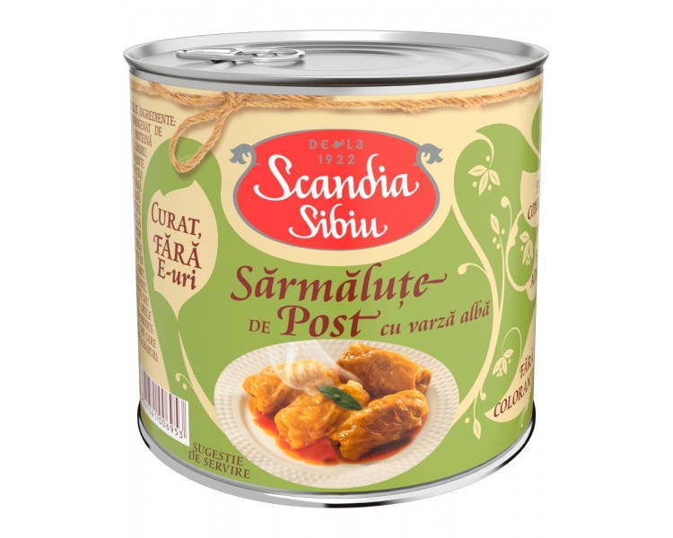 SCANDIA SARMALE DE POST 400G/6