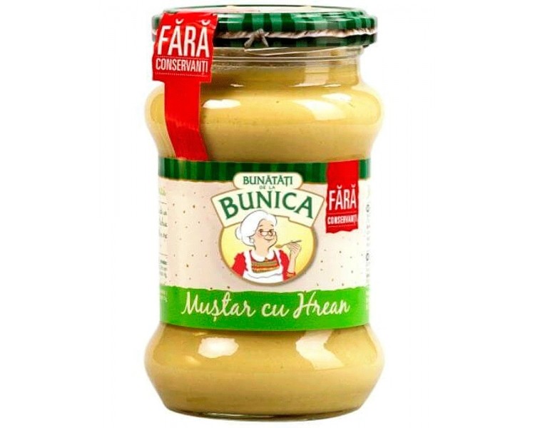 BUNICA MOSTAZACON RÁBANO PICANTE 270G/6