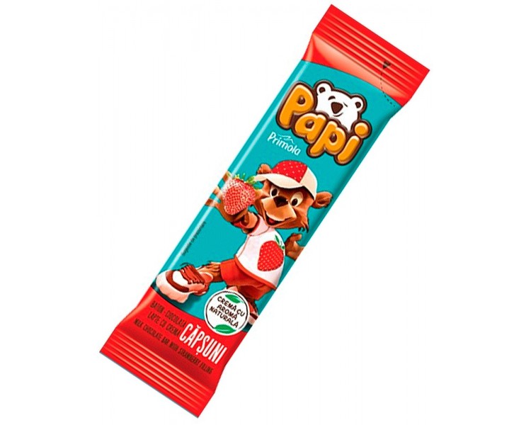 Chocolatina Papi con Fresas