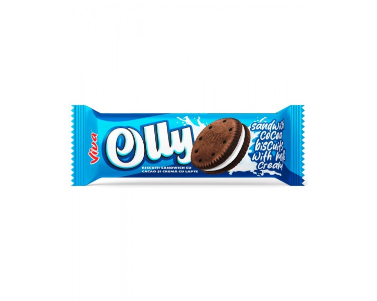 VIVA OLLY GALLETAS SANDWICH CREMA LECHE 81G