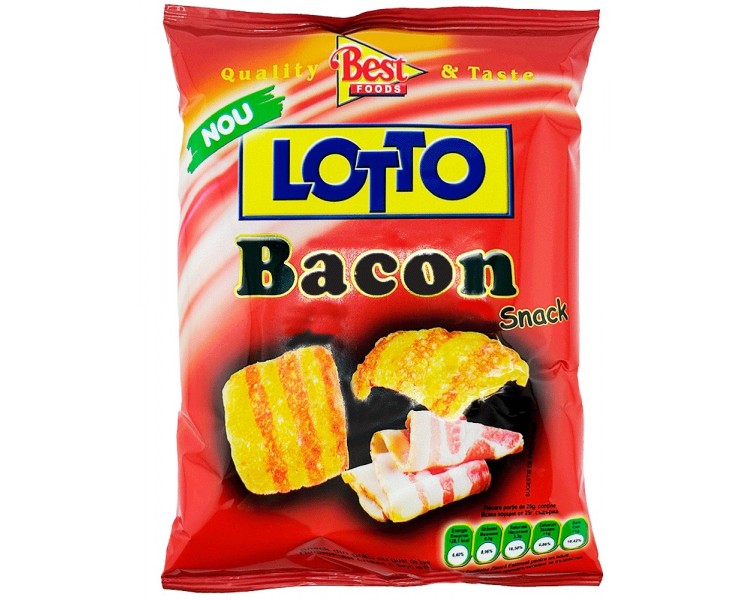 LOTTO SNACKS BACON 30G/40