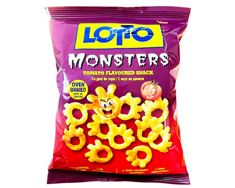 LOTTO SNACKS MONSTERS 35G