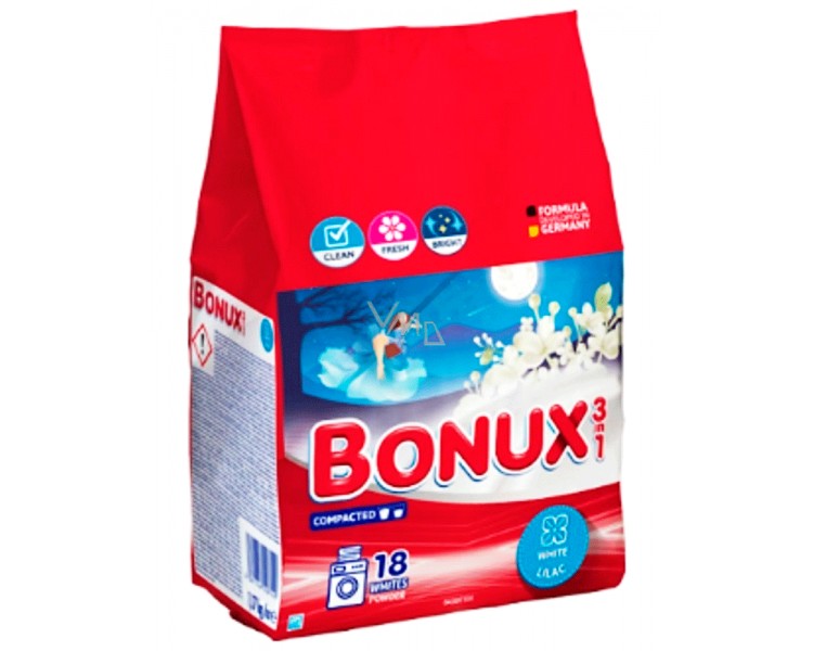 BONUX 3IN1 FLOR LILO BLANCO 1.17KG