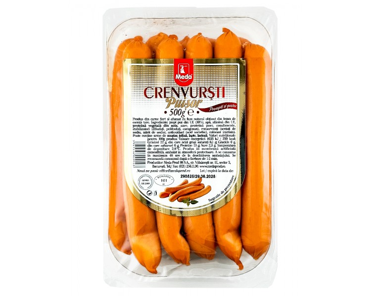 MEDA CREMWURSTI PUISOR 500G