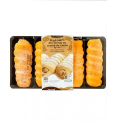 Rollitos con Crema de Chocolate