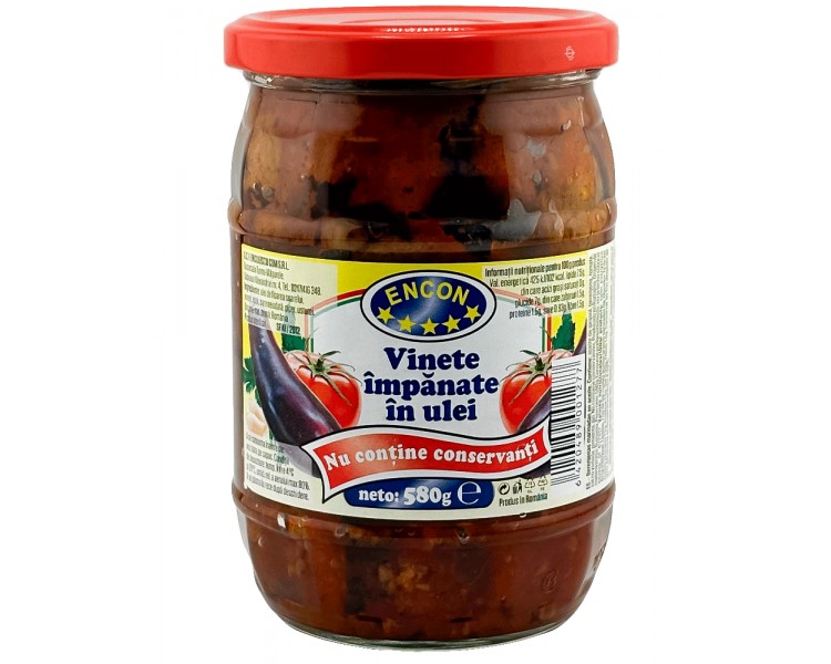 ENCON BERENJENAS EN ACEITE 580G/6