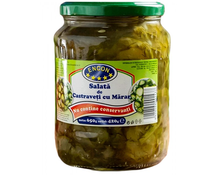 ENCON ENSALADA PEPINILLOS ENELDO 720G/6