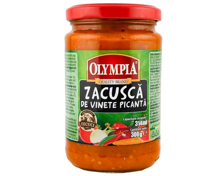 OLYMPIA ZACUSCA VINETE PICANTA 314G/6
