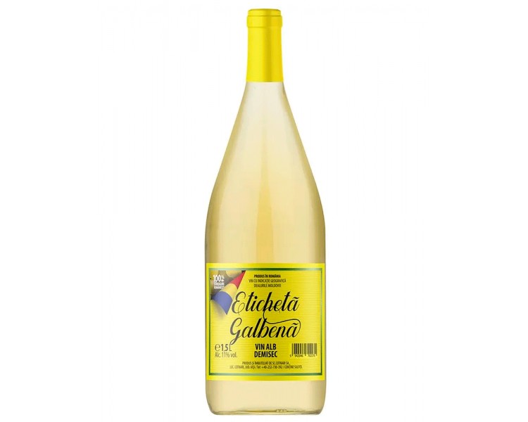 Vino Blanco Semiseco Etiqueta Amarilla 1.5L