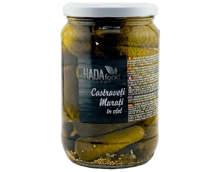 HADA PEPINILLOS VINAGRE 720G/6