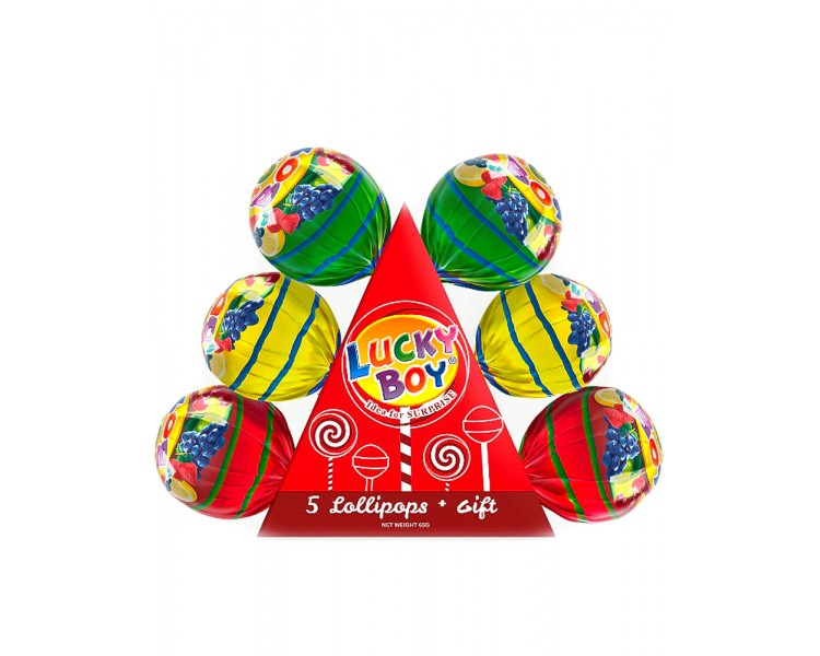 LUCKY LOLLYPOP ACADELE BAIETI 65G/6