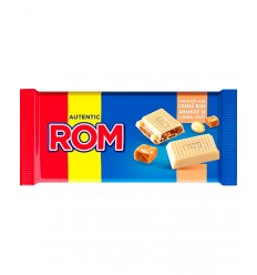 KANDIA ROM TABLETA BLANCA CACAHUETES-CARAMELO SALADO 88G