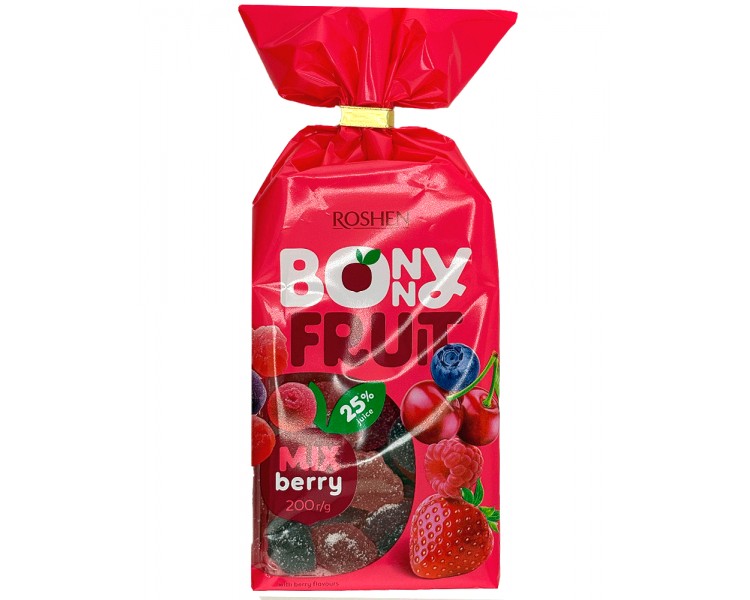 ROSHEN BONNY CARAMELOS GELATINA BERRY 200G