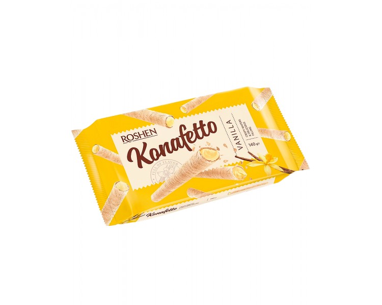 ROSHEN KONAFETTO NAPOLITANE ROLLS VANILIE 140G