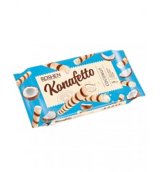 ROSHEN KONAFETTO BARQUILLOS ROLLS COCO 140G/15