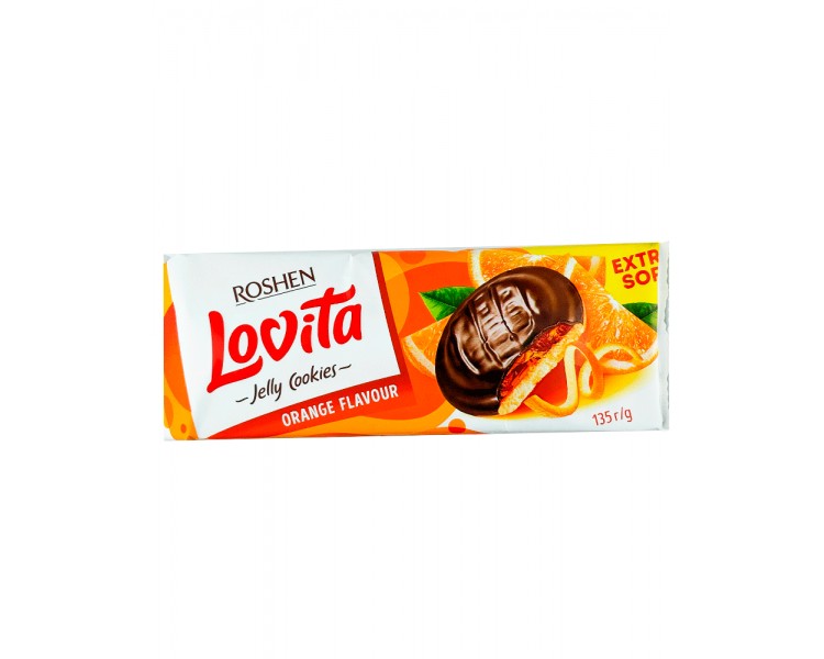 ROSHEN LOVITA GALLETAS MERMELADA NARANJA 135G