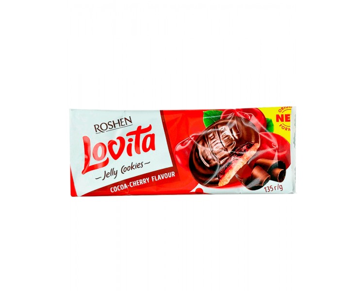 ROSHEN LOVITA BISCUITI CACAO-VISINE 135G
