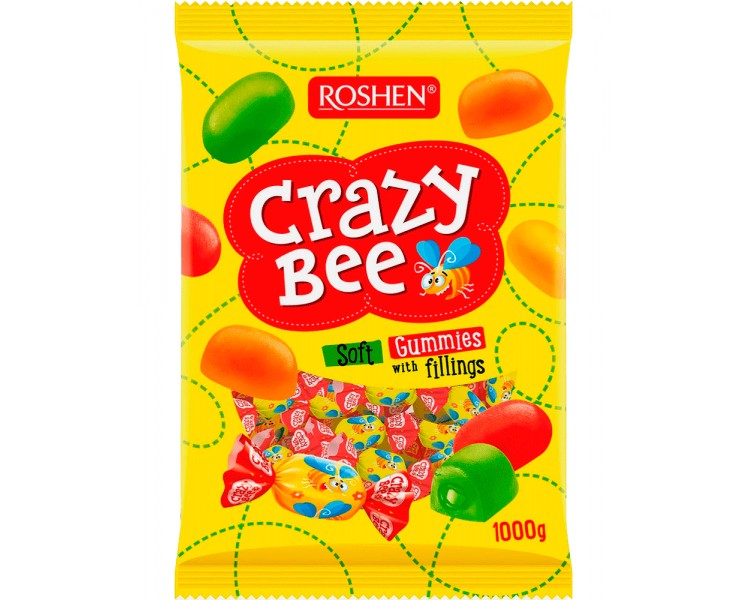 ROSHEN CRAZY BEE BOMBOANE FRUCTE 1KG