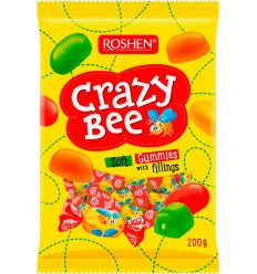 ROSHEN CRAZY BEE CARAMELOS FRUTA 200G/12