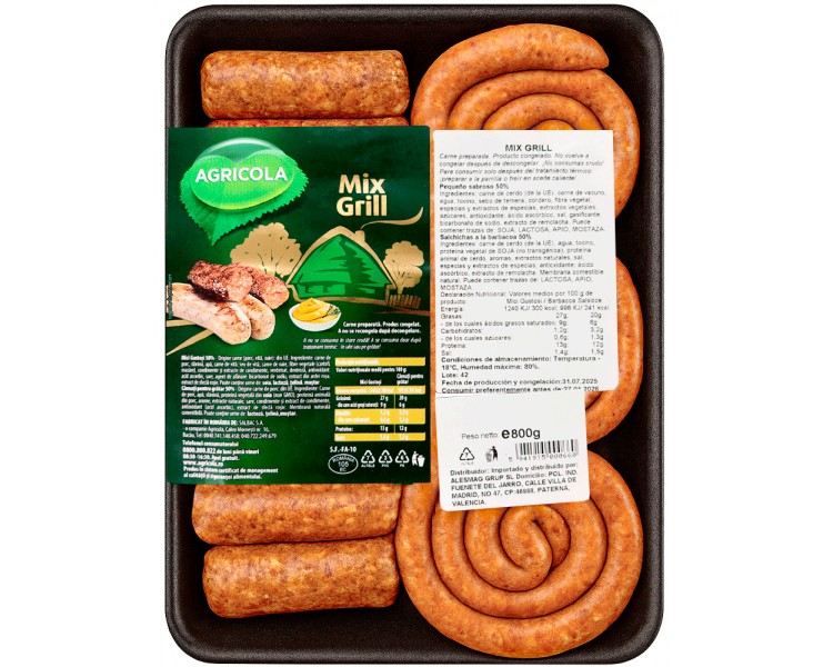 AGRICOLA MIX GRILL 1KG/8