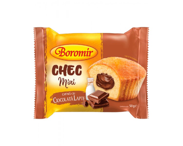 BOROMIR MINI BIZCOCHO CHOCOLATE-LECHE 50G