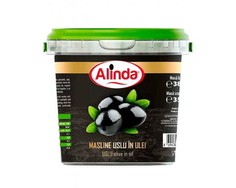 OLIVEROM ALINDA MASLINE NEGRE SELE 700G