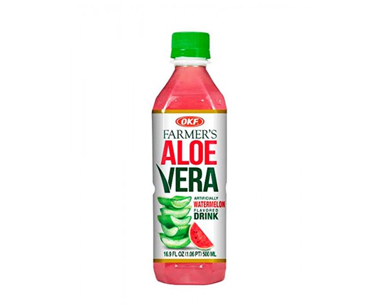 OKF FARMERS ALOE VERA-SANDÍA 0.5L/20