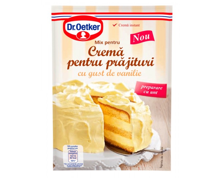 DR.OETKER CREMA VANILIE-UNT 140G/12