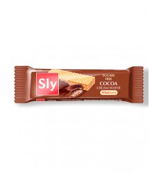 SLY BARQUILLOS CACAO SIN AZUCAR 20G/36