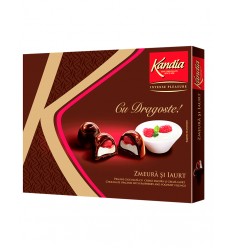 KANDIA PRALINES CHOCOLATE-FRAMBUESA 104G/14