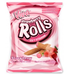 VIVA NAPOLITANE ROLLS CAPSUNI 100G/18