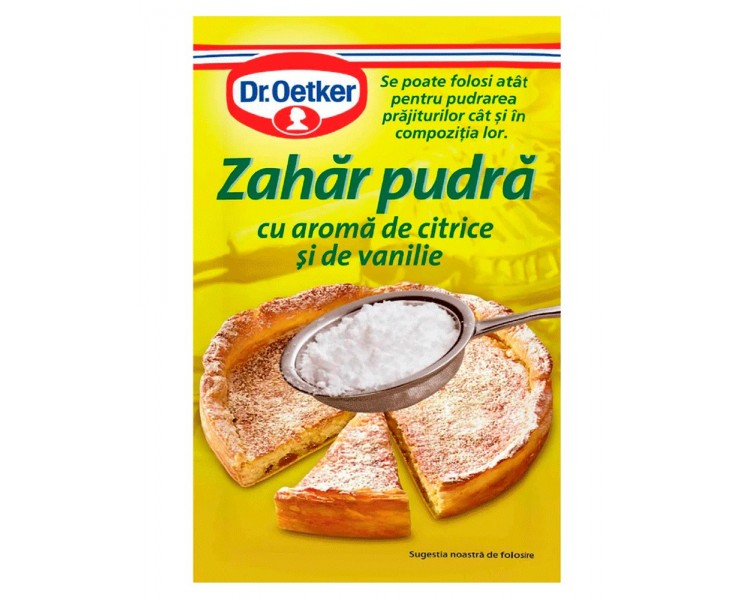DR.OETKER AZÚCAR EN POLVO AROMA VAINILLA-CÍTRICOS 50G/20
