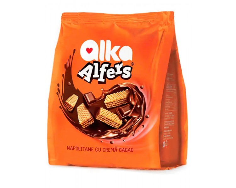 ALKA ALFERS BARQUILLOS CACAO 180G/10