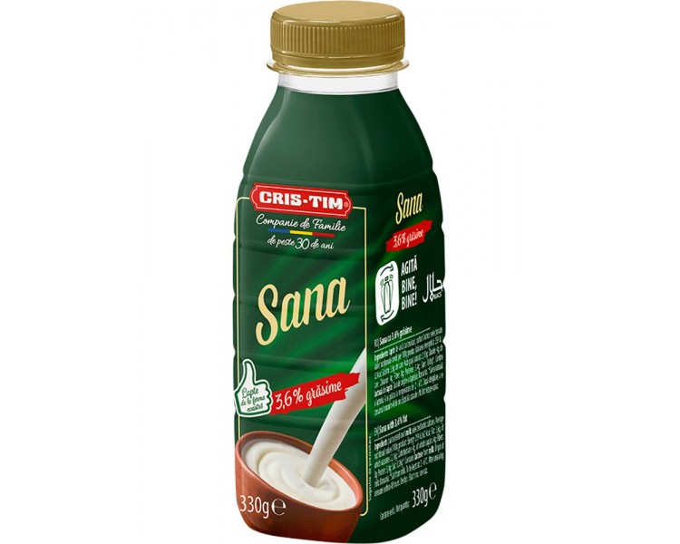 CRISTIM YOGUR LIQUIDO "SANA" 3.6% 330G/6