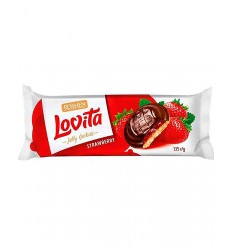ROSHEN LOVITA GALLETAS MERMELADA FRESA 135G/21