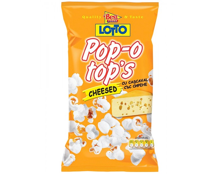 LOTTO POP-O TOP´S POPCORN CASCAVAL 75G/18