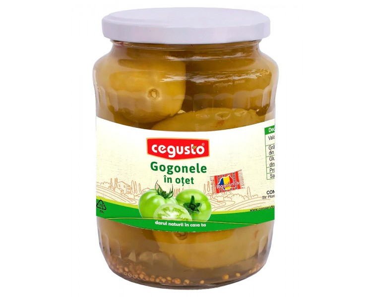 Tomates Verdes en Vinagre 680G