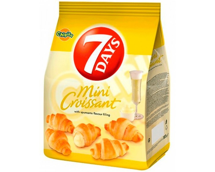 Mini Cornuri cu Sampanie 185G*8