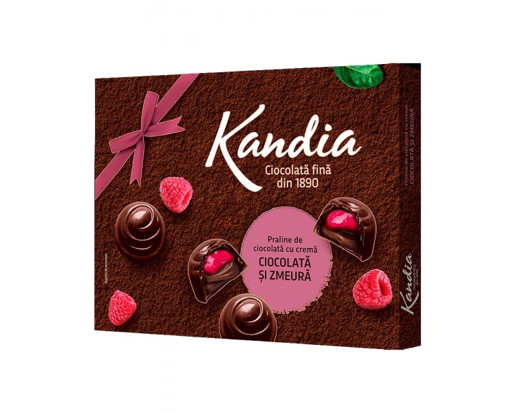 KANDIA PRALINE CIOCOLATA-ZMEURA 104G/14
