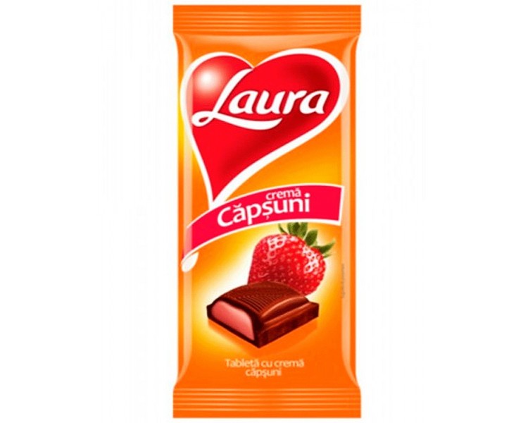 Laura cu Crema de Capsuni