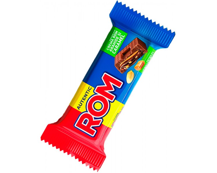 Baton Rom Autentic cu Arahide si Caramel